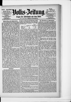 Volks-Zeitung on Jul 29, 1890