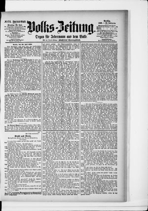 Volks-Zeitung on Jul 29, 1890