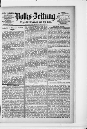 Volks-Zeitung on Jul 30, 1890