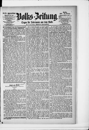 Volks-Zeitung vom 30.07.1890