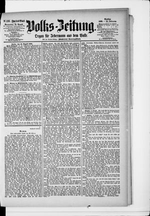 Volks-Zeitung vom 14.08.1890
