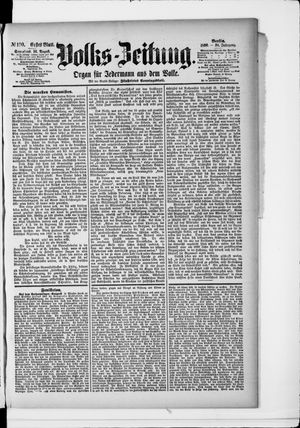 Volks-Zeitung vom 16.08.1890