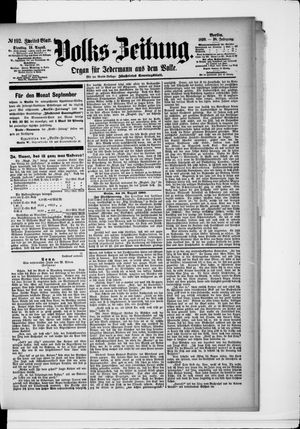 Volks-Zeitung vom 19.08.1890
