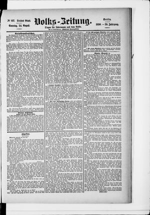 Volks-Zeitung vom 24.08.1890