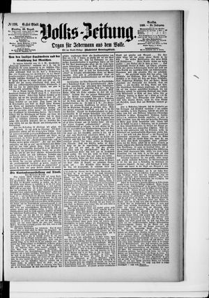 Volks-Zeitung vom 26.08.1890