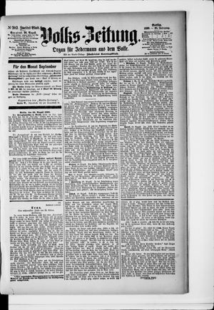 Volks-Zeitung vom 30.08.1890