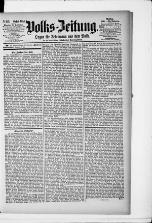 Volks-Zeitung on Sep 14, 1890