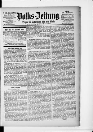 Volks-Zeitung vom 26.09.1890