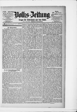 Volks-Zeitung vom 28.09.1890