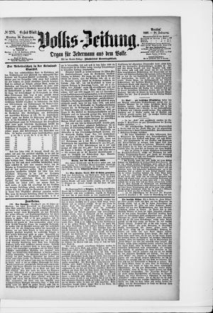 Volks-Zeitung vom 30.09.1890