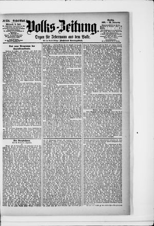 Volks-Zeitung vom 08.07.1891