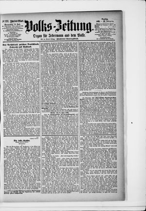 Volks-Zeitung vom 09.07.1891