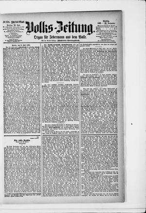 Volks-Zeitung on Jul 10, 1891