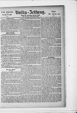 Volks-Zeitung on Jul 10, 1891