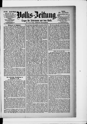 Volks-Zeitung vom 15.07.1891