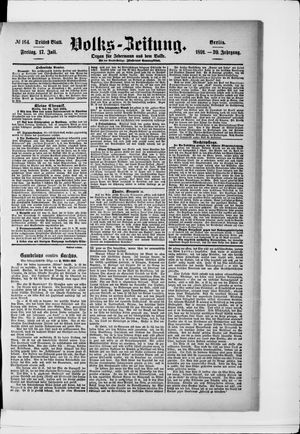 Volks-Zeitung vom 17.07.1891
