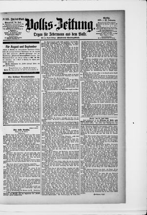 Volks-Zeitung vom 18.07.1891