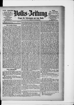 Volks-Zeitung vom 26.07.1891