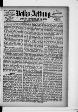 Volks-Zeitung vom 28.07.1891