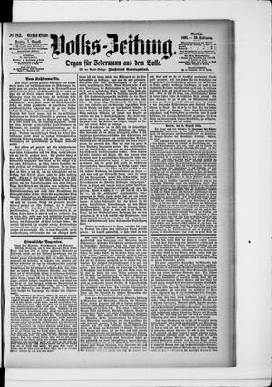 Volks-Zeitung on Aug 7, 1891