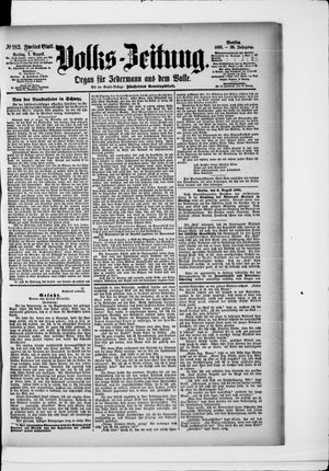 Volks-Zeitung on Aug 7, 1891