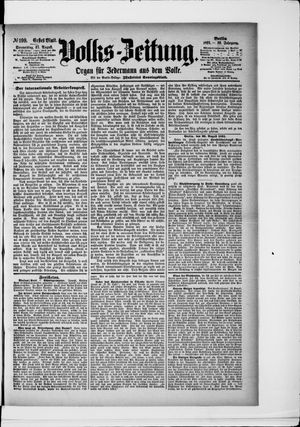 Volks-Zeitung vom 27.08.1891