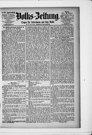 Volks-Zeitung on Sep 5, 1891