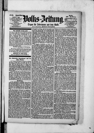 Volks-Zeitung vom 01.07.1892