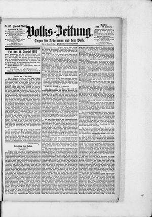 Volks-Zeitung vom 02.07.1892
