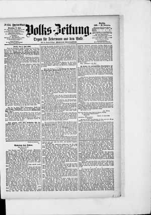 Volks-Zeitung vom 05.07.1892