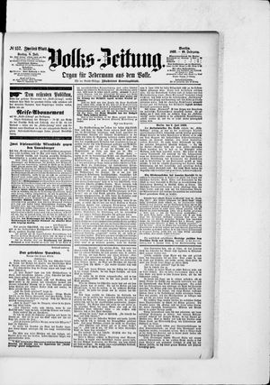 Volks-Zeitung vom 08.07.1892