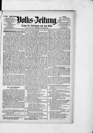 Volks-Zeitung on Jul 10, 1892