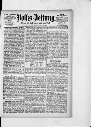 Volks-Zeitung vom 12.07.1892