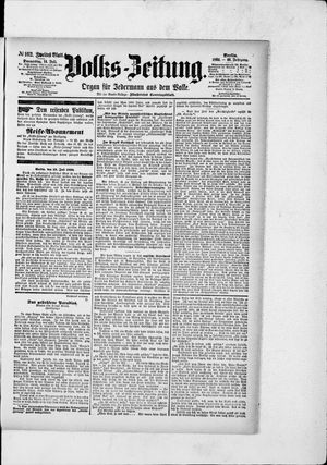 Volks-Zeitung vom 14.07.1892