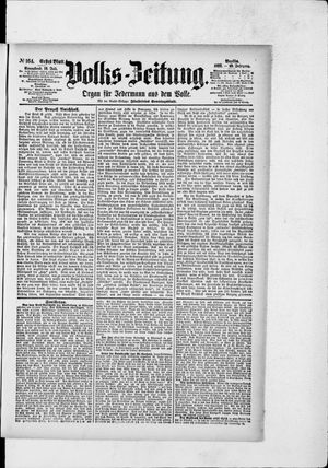 Volks-Zeitung vom 16.07.1892