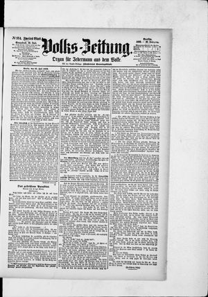 Volks-Zeitung vom 16.07.1892