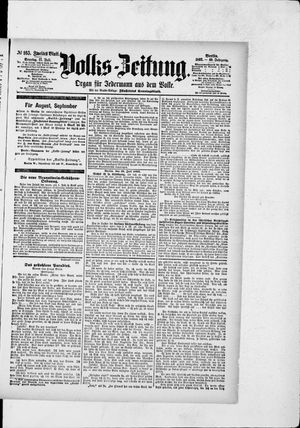 Volks-Zeitung vom 17.07.1892