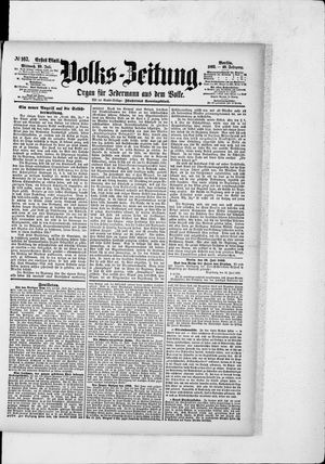 Volks-Zeitung vom 20.07.1892