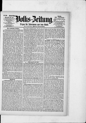 Volks-Zeitung vom 23.07.1892