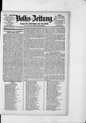 Volks-Zeitung vom 24.07.1892