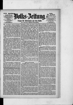 Volks-Zeitung vom 26.07.1892