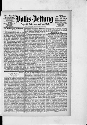 Volks-Zeitung vom 28.07.1892