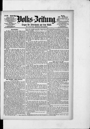 Volks-Zeitung vom 29.07.1892