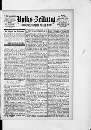 Volks-Zeitung vom 30.07.1892