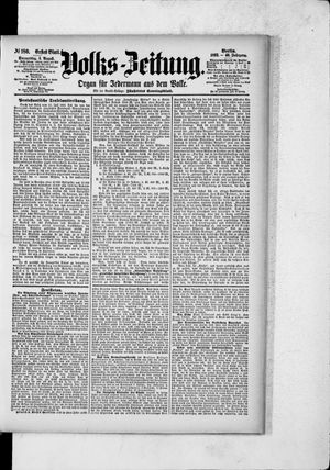 Volks-Zeitung on Aug 4, 1892