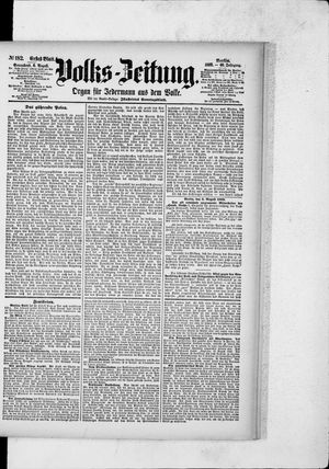 Volks-Zeitung on Aug 6, 1892