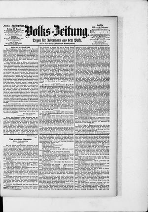 Volks-Zeitung on Aug 12, 1892