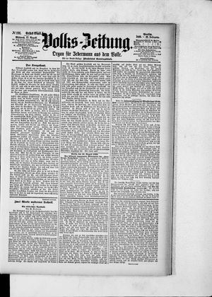Volks-Zeitung vom 17.08.1892