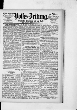 Volks-Zeitung vom 20.08.1892