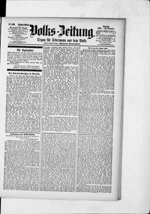 Volks-Zeitung vom 25.08.1892